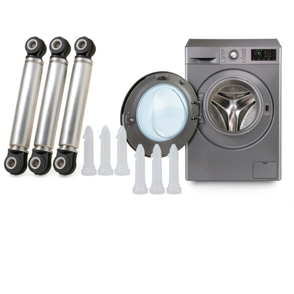 GLOXTED Washer Shock Absorber Durable Metal ABS Vibration-2