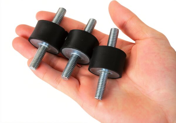 ZIQI Rubber Vibration Isolator Mounts Universal Fit Black-3