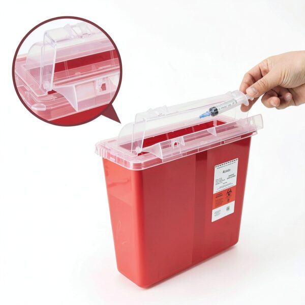 Alcedo Sharps Container Durable Puncture Resistant Medical-2