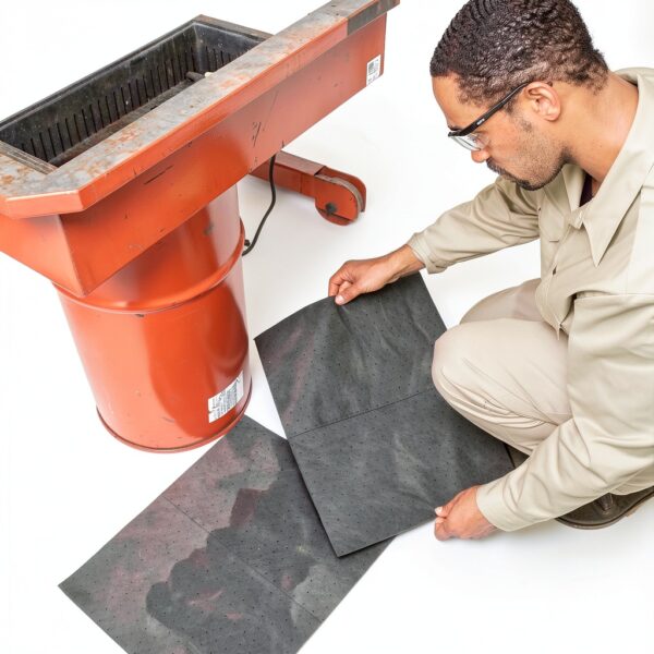 New Pig Oil Absorbing Pads Durable Polypropylene Spill-3