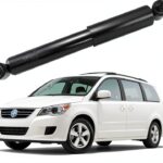 JAVOUKA Rear Shock Absorbers Struts Metal Black 37290-0