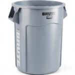 Rubbermaid Commercial Biohazard Waste Container FG265500GRAY-0