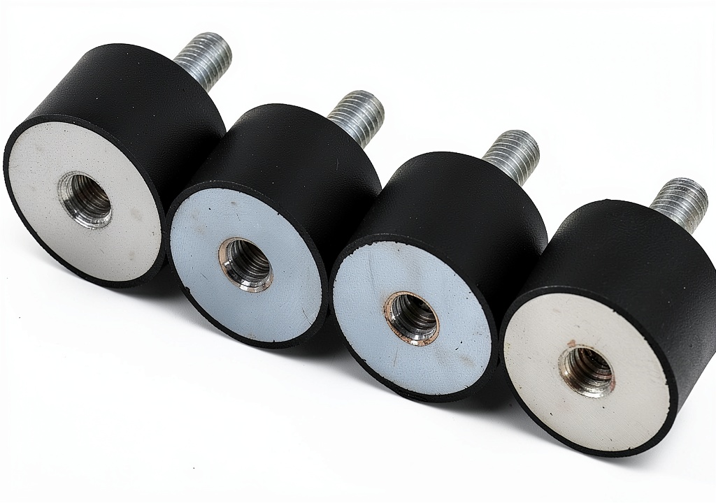 Installing DS Distinctive Style Rubber Vibration Isolator Universal Fit on a wooden workbench