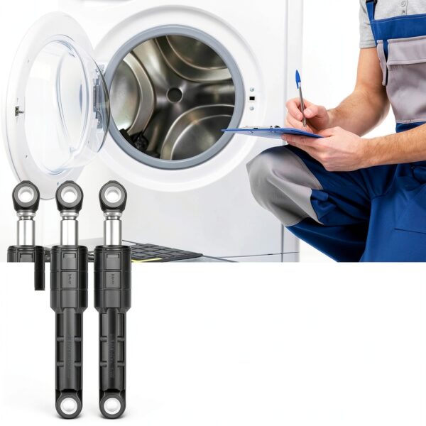 GREALTH Washer Shock Absorber Kit Vibration Dampening LG-4