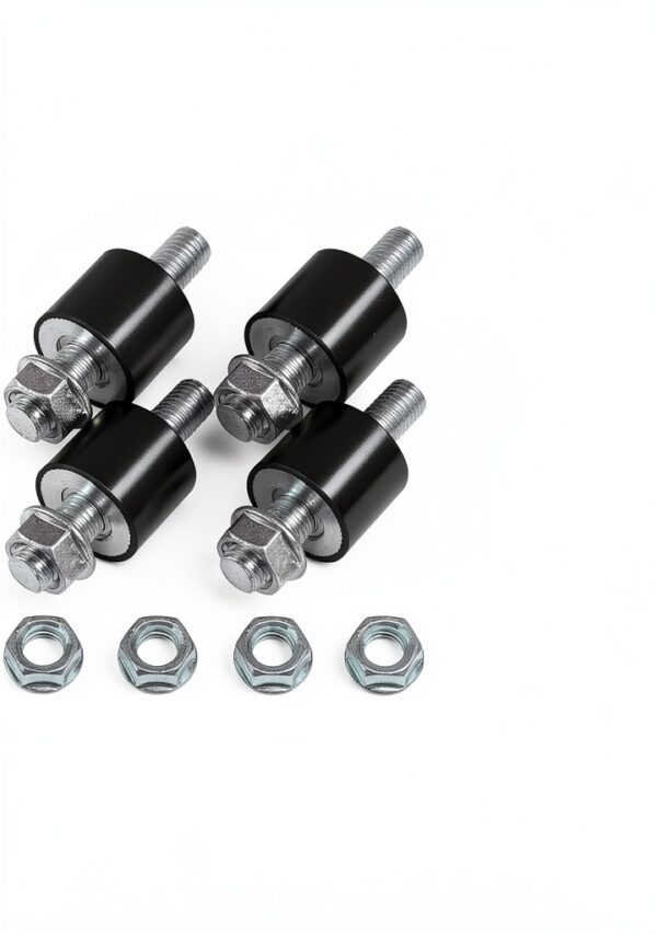 YIEHRNS Rubber Stud Shock Absorber Metal Universal Fit-5