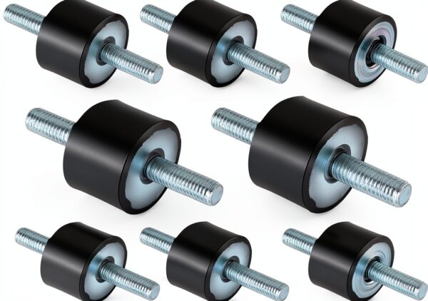 ZIQI Rubber Vibration Isolator Mounts Universal Fit Black-0