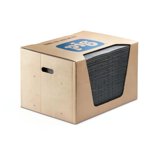 New Pig Oil Absorbing Pads Durable Polypropylene Spill-0