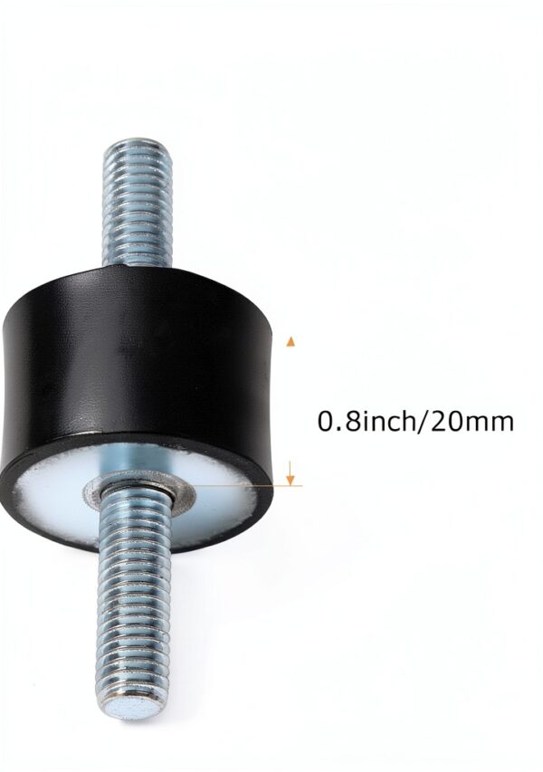 ZIQI Rubber Vibration Isolator Mounts Universal Fit Black-1