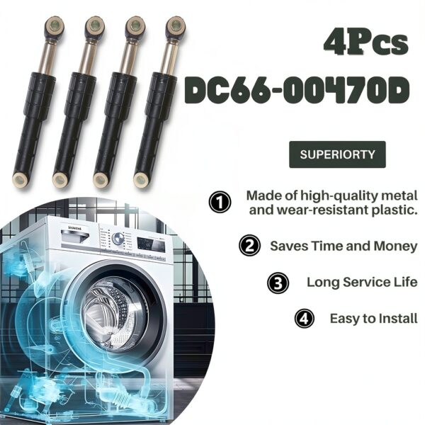 TrenHivSto Van Shock Absorber Alloy Steel Modern Black-1