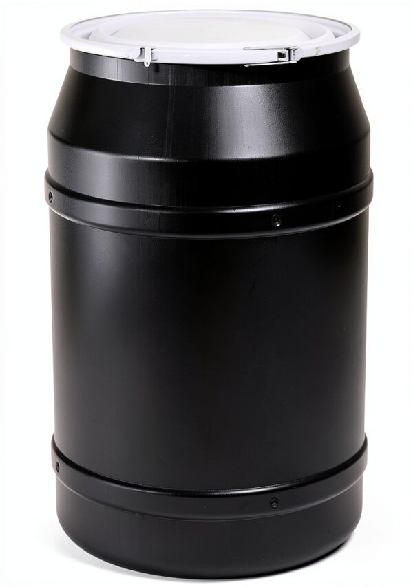 Eagle 55 Gallon Drum Hazardous Material Storage Black-0