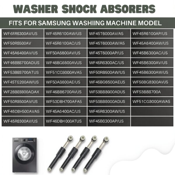 TrenHivSto Van Shock Absorber Alloy Steel Modern Black-5