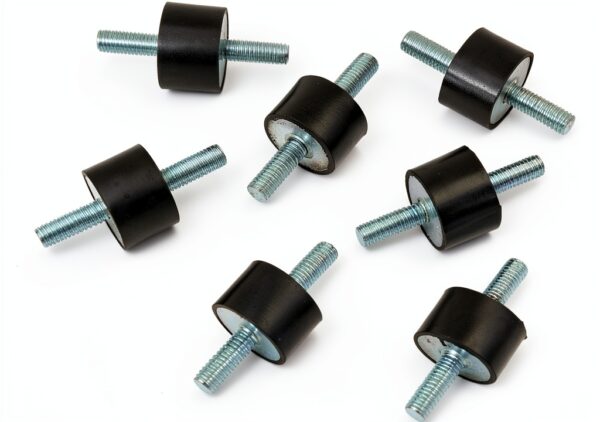 ZIQI Rubber Vibration Isolator Mounts Universal Fit Black-5