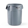 Rubbermaid Commercial Biohazard Waste Container FG265500GRAY-1