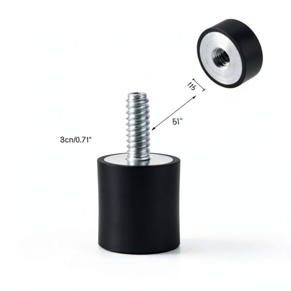 Uxcell Rubber Vibration Mounts M6 Universal Design-1