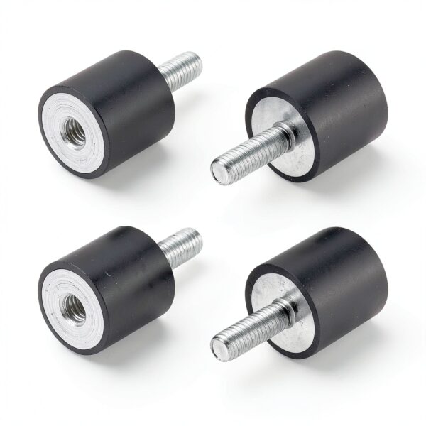 Uxcell Rubber Vibration Mounts M6 Universal Design-0