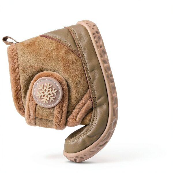 Toddler Slippers Faux Fur Lined Lightweight EVA Sole Kids-3