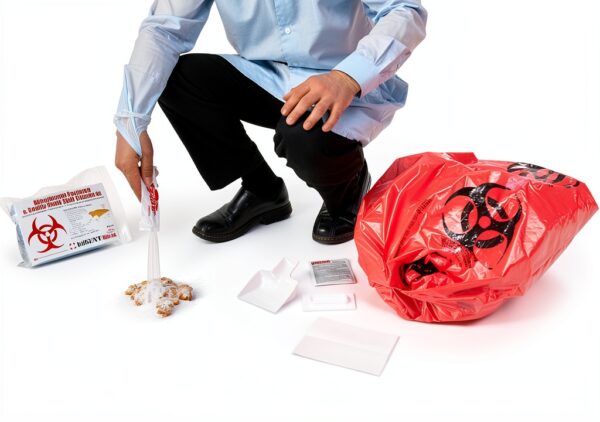 Lab Spill Response Kit BBP Refill USA Made OSHA Compliant-5