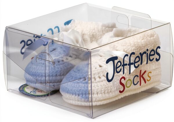 Jefferies Socks Baby Booties Hand Knit Crochet Newborn Girls-1