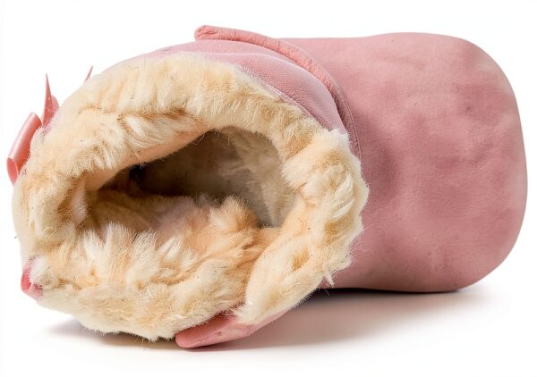 UGG Baby Girls Boots Suede Bow Infant Winter Footwear-1