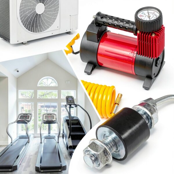 YIEHRNS Rubber Stud Shock Absorber Metal Universal Fit-6