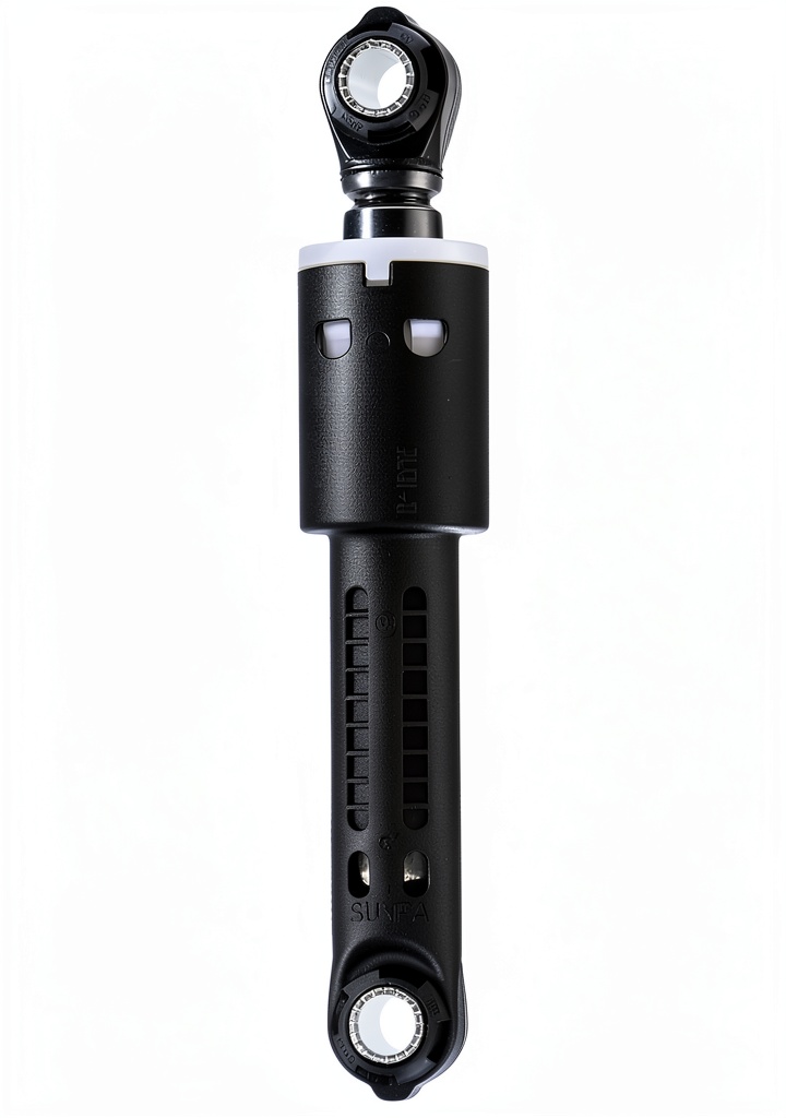 Installing Samsung Shock Absorber DC66-00470B Rear OEM Part on a wooden workbench