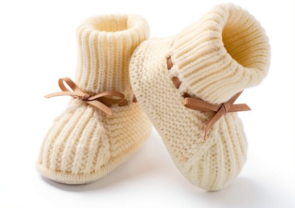 Baby Booties Soft Cotton Infant Shoes Skyblue Classic-0