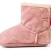 UGG Baby Girls Boots Suede Bow Infant Winter Footwear-3