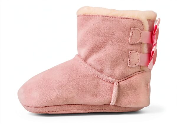 UGG Baby Girls Boots Suede Bow Infant Winter Footwear-3