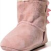 UGG Baby Girls Boots Suede Bow Infant Winter Footwear-6