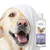 Dog Shampoo Mighty Petz Oatmeal Aloe 16oz-4
