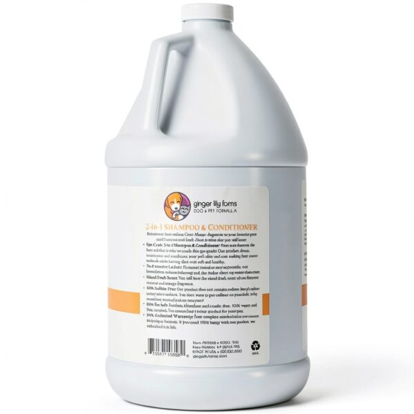 Dog Shampoo Conditioner TNG Worldwide 2in1 Gallon-1