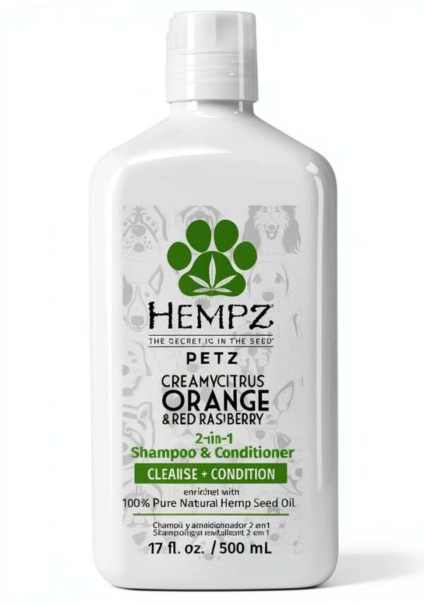 Hempz Petz Creamy Citrus Orange & Red Raspberry 2-in-1-0