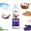 Dog Shampoo Mighty Petz Oatmeal Aloe 16oz-1