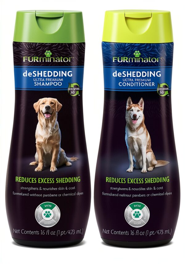 FURminator Dog Shampoo deShedding Formula with OdorCapture 360-0