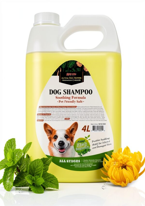 Dog Shampoo Herbal Botanical Soothing Pack of 2 Any Pet-0