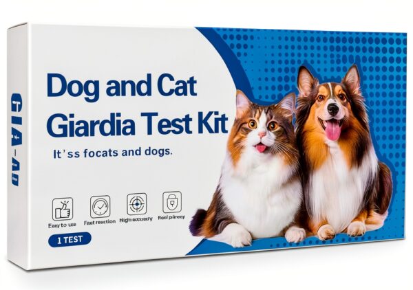 Giardia Test Kit for Cats & Dogs Tauphete – 10 Min Results, Accurate-0