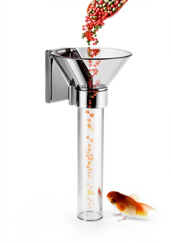 Shrimp Feeding Tube KINGYEENUO Aquarium Feeder with Adjustable Height-1