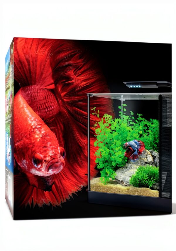 Fluval Betta Aquarium Kit 2.6 Gallon with LED and Advanced Filter-0