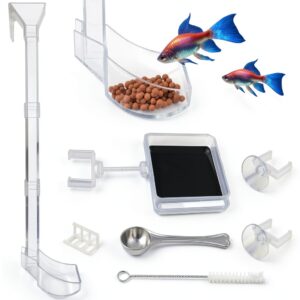 Shrimp Feeder Tube by Niuohoy Adjustable Height Anti Scattering Set-0
