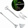15in Aquascaping Tools 4-in-1 Stainless Steel Set by Yokgrass-3