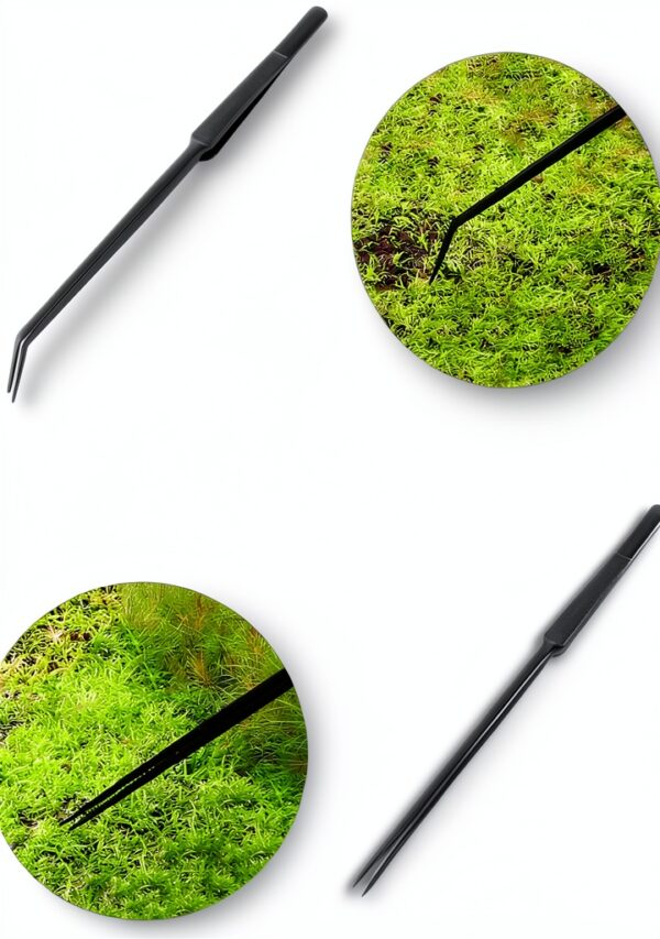 Aquascaping Tools 7-in-1 Kit KnR Harmony Steel Aquarium Set Black-6