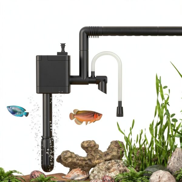 Fish Tank Smart Aquarium Kit Xyingshine 2.5Gal Smart Mist 7-Color LED-3