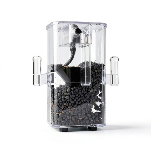 2.2 Gallon Fish Tank Kit HSIFMATE with LED Light and Quiet Filter-4
