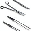 Aquascaping Tools 7-in-1 Kit KnR Harmony Steel Aquarium Set Black-3