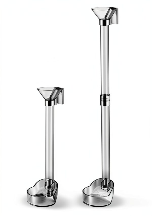 Shrimp Feeding Tube KINGYEENUO Aquarium Feeder with Adjustable Height-4