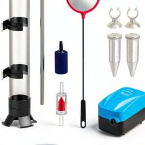 Pawfly Brine Shrimp Hatchery Kit, Shrimp Egg Incubator, Brine Shrimps Hatching Set, Artemia Hatchery with Air Pump, Live Brine Shrimps Net, Automatic Feeders & More-0