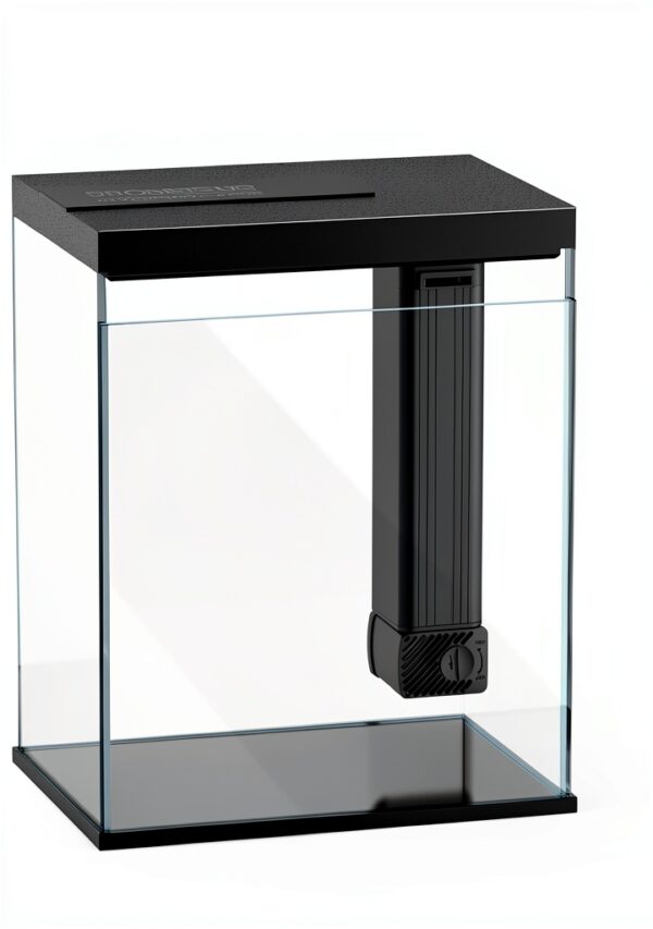 Betta Fish Tank Pronetcus 2 Gallon Glass Aquarium Starter Kit Black-4