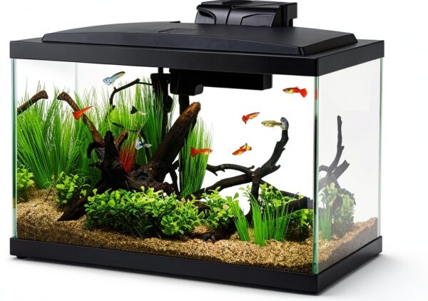 Aqueon Aquarium Fish Tank Starter Kit 10 Gallon with LED Lighting-9