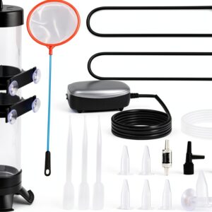 Brine Shrimp Hatchery Kit NestBasics with Silver Air Pump Incubator-0