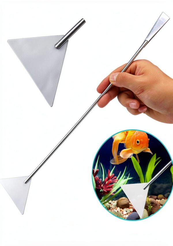 Aquarium Aquascape Tools Kit Petsocie 15‑Inch Steel 4‑in‑1 Set-5